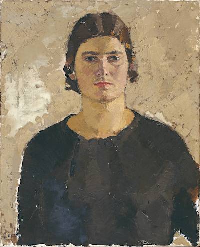 Germaine Hainard Roten, Self-portrait, Le Locle, 1925, oil on canvas - Copyright Fondation Hainard