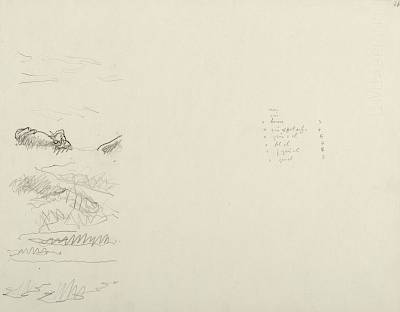 Robert Hainard - Veaux-marins (croquis) - Copyright Fondation Hainard