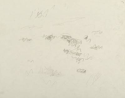 Robert Hainard - Défis de chamois (croquis) - Copyright Fondation Hainard