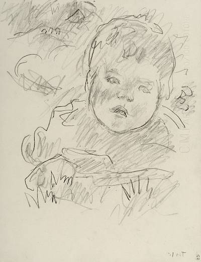 Robert Hainard - Denis au Jura (croquis) - Copyright Fondation Hainard
