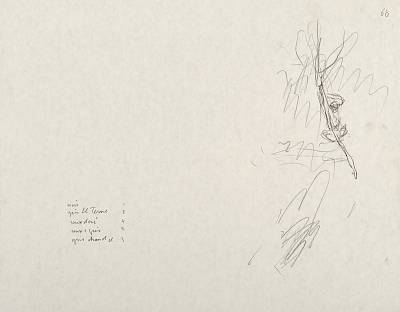Robert Hainard - Cerfs axis (croquis) - Copyright Fondation Hainard