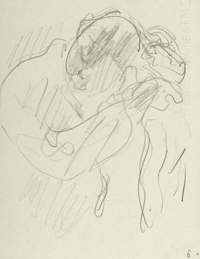 Robert Hainard - La coiffure (croquis) - Copyright Fondation Hainard