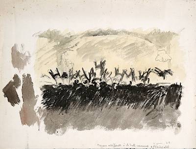 Robert Hainard - Manifestation anti-faciste - Copyright Fondation Hainard
