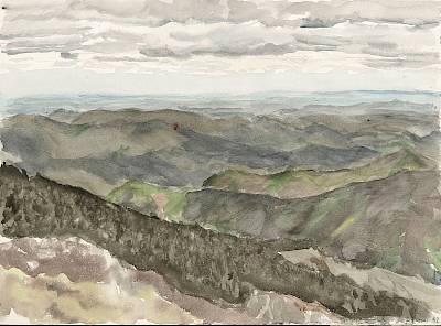 Robert Hainard - Les Cévennes - Copyright Fondation Hainard