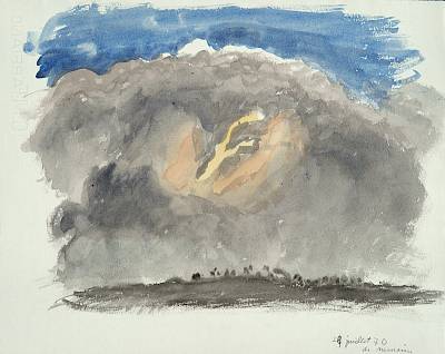 Robert Hainard - Éclair - Copyright Fondation Hainard