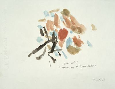Robert Hainard - Étude de griottier - Copyright Fondation Hainard